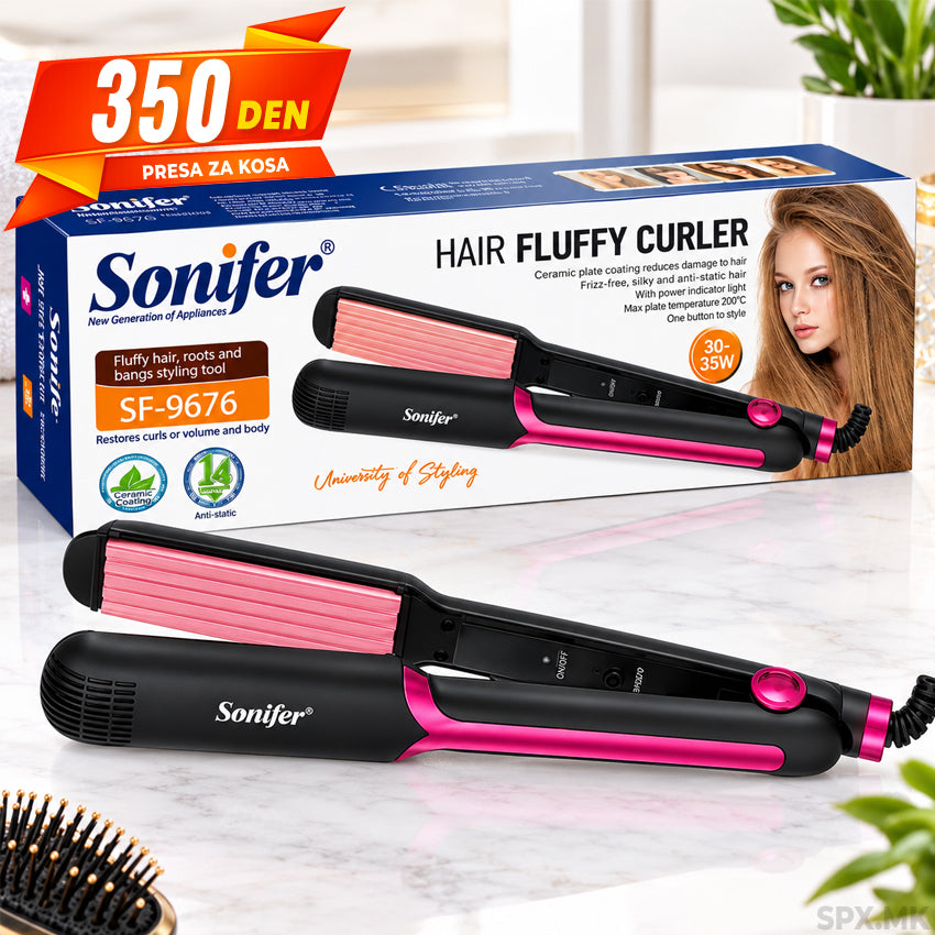 Presa za Kosa za Volumen i Branovi Sonifer
