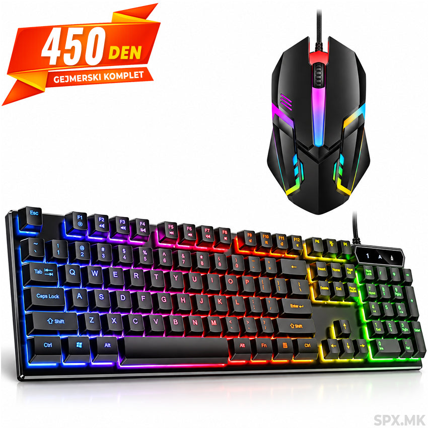 Gejmerski Komplet Tastatura i Glusec AOAS