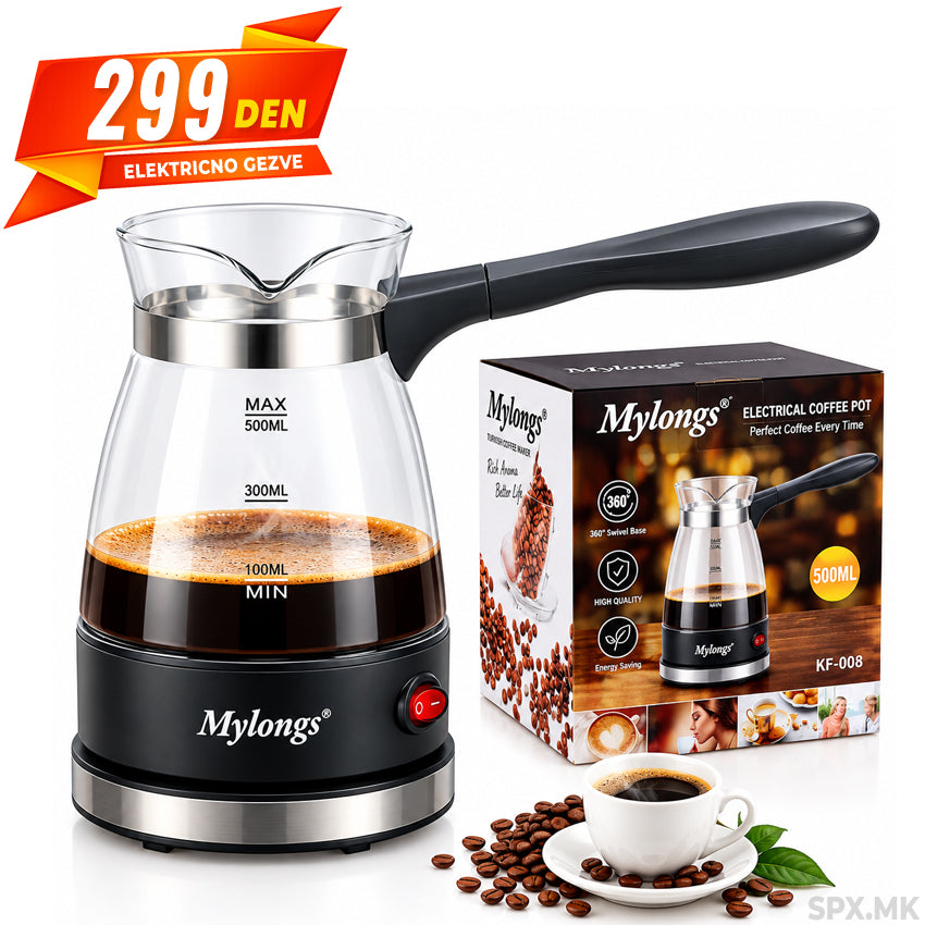 Elektricno stakleno gezve Mylongs KF-008 (500ml)