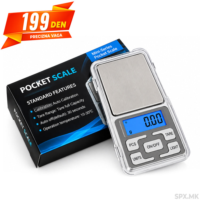 Džepna digitalna vaga Pocket Scale so zastiten kapak