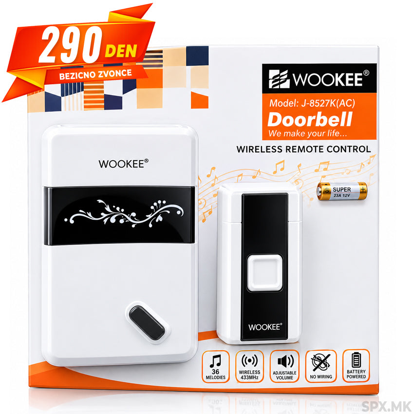 Bezzicno zvonce WOOKEE so 36 melodii