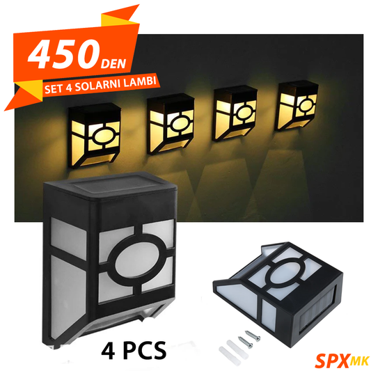 Set 4 Solarni Lambi