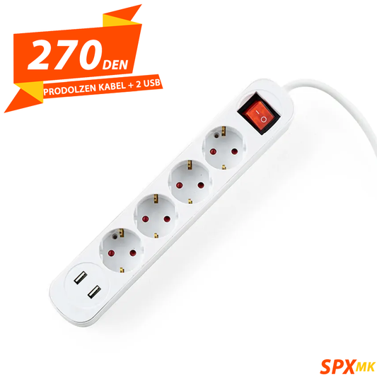 Prodolzen Kabel + 2 Usb Port