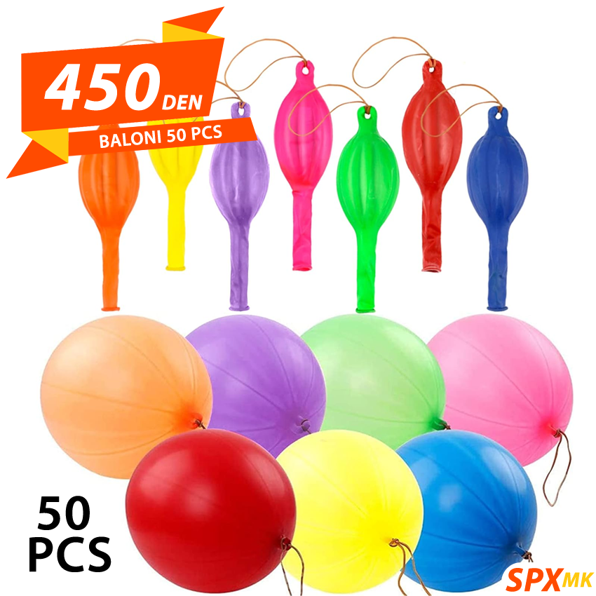 Baloni so Lastik 50pcs