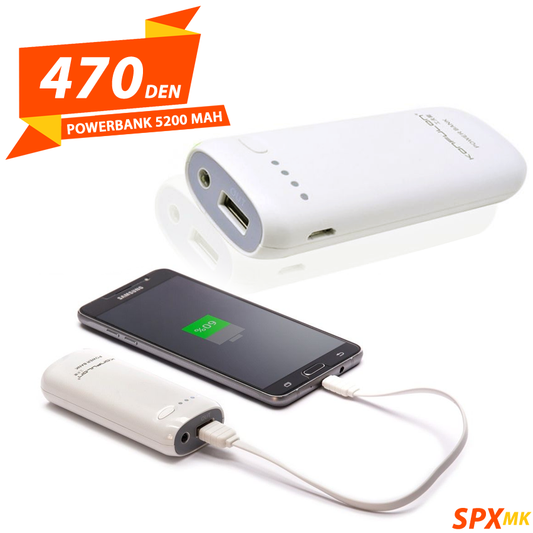 Powerbank Prenosna Baterija 5200 mAh