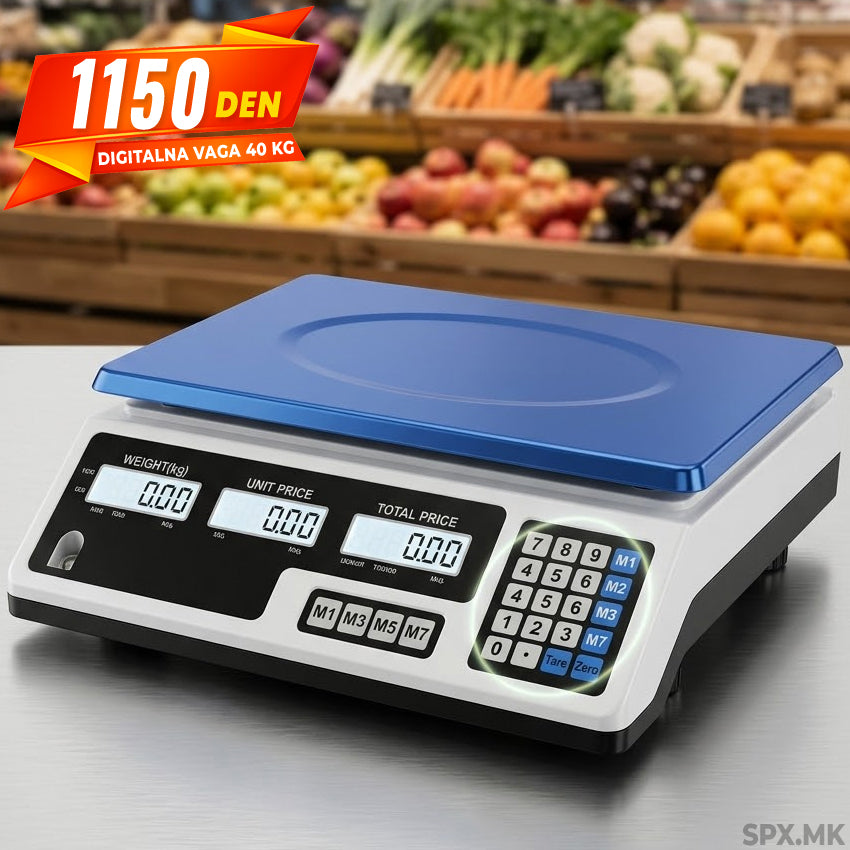 Digitalna Trgovska Vaga 40kg