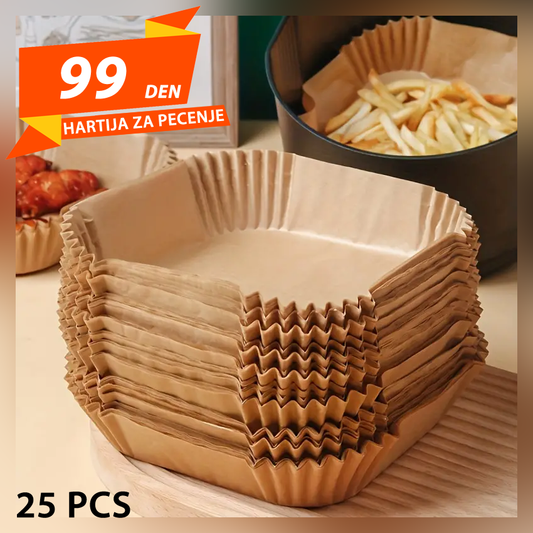 Hartija za Pecenje za Air Fryer 25pcs