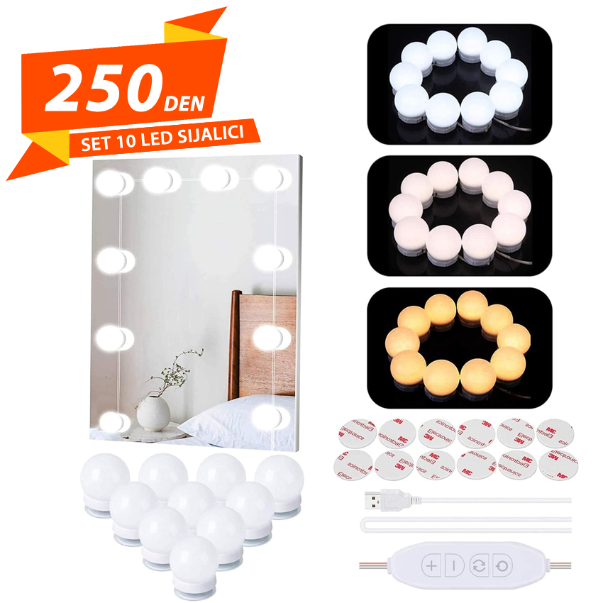 Set 10 Led Sijalici