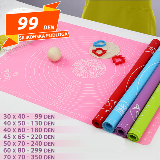 Silikonska Podloga za Testo