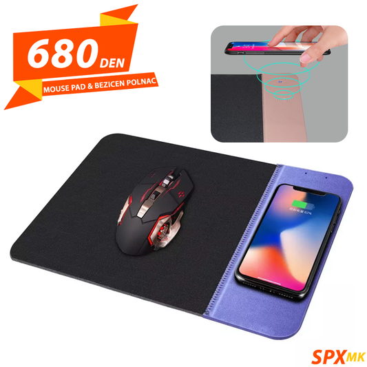 Mouse Pad & Wireless Polnac 2vo1