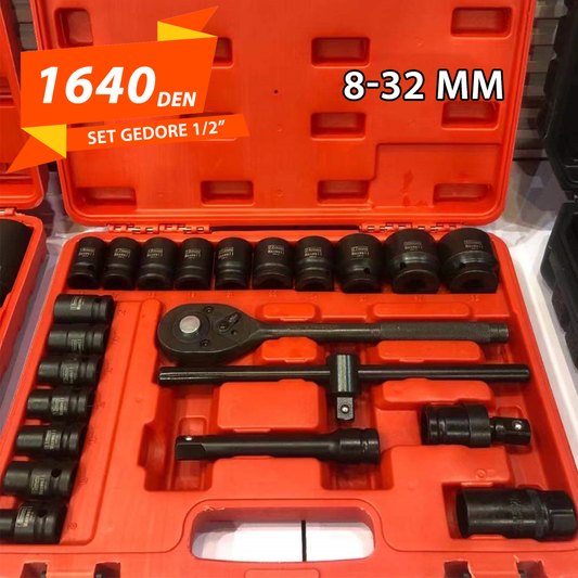 Set Gedore 1/2" 8-32mm