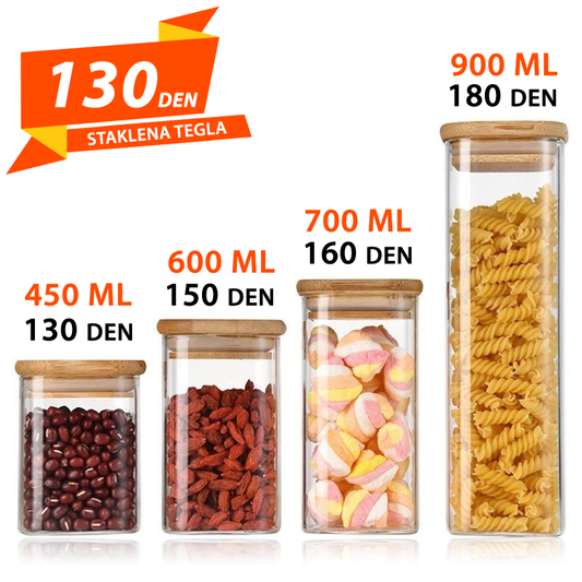 Staklena Tegla so Vakum