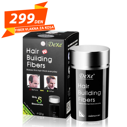 Dexe Fiber Vlakna za Retka Kosa