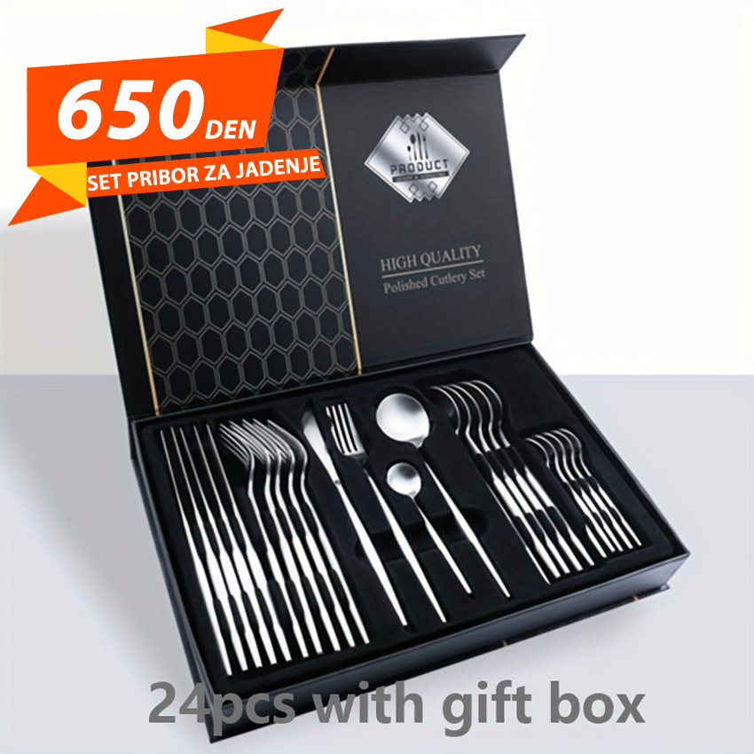 Set Pribor za Jadenje 24 pcs