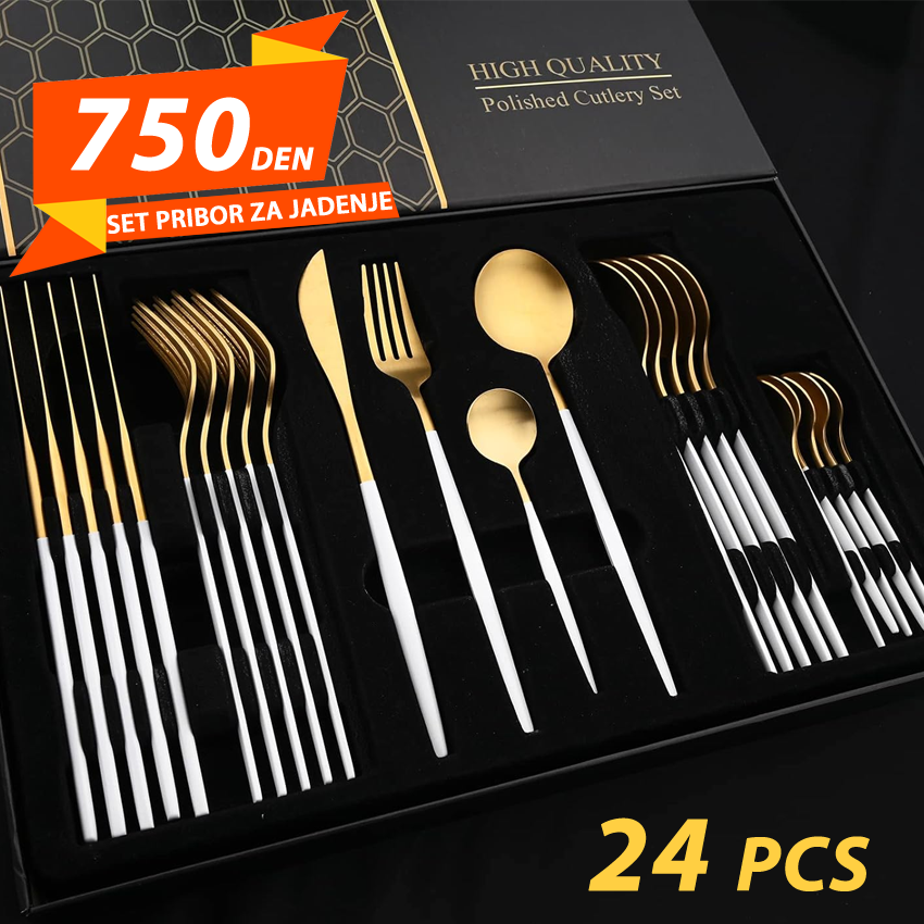 Set Pribor za Jadenje 24 pcs