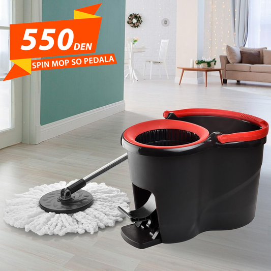 Spin Mop so Pedala