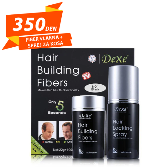 Fiber Vlakna + Sprej za Kosa