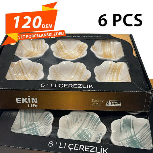 Set 6 Porcelanski Zdeli