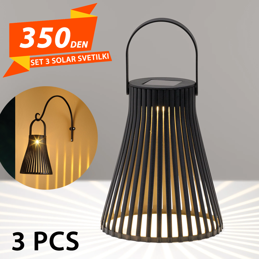 Set 3 Solar Svetilki