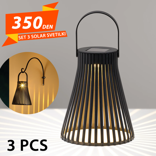 Set 3 Solar Svetilki