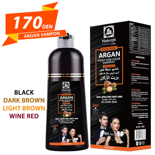 Argan Sampon za Zatemnuvanje na Kosata