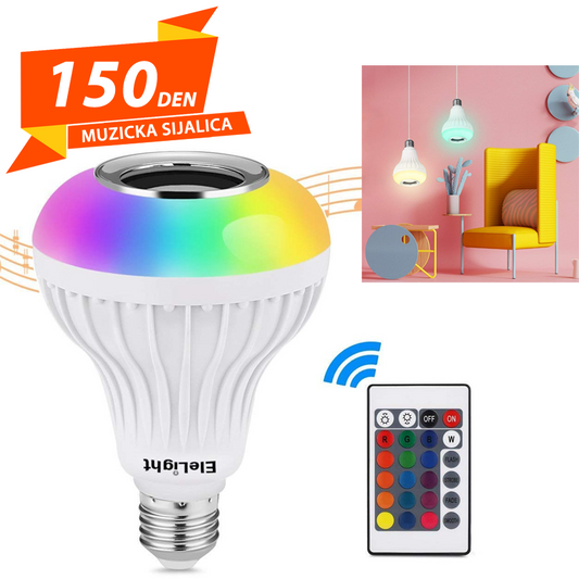 Led Muzicka Sijalica so Bluetooth