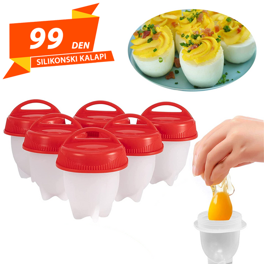 Silikonski Kalapi za Jajca
