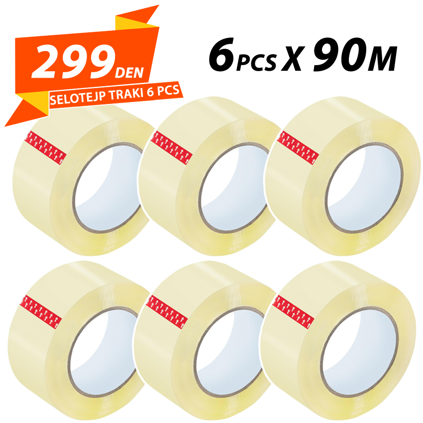 Selotejp Traki 6pcs