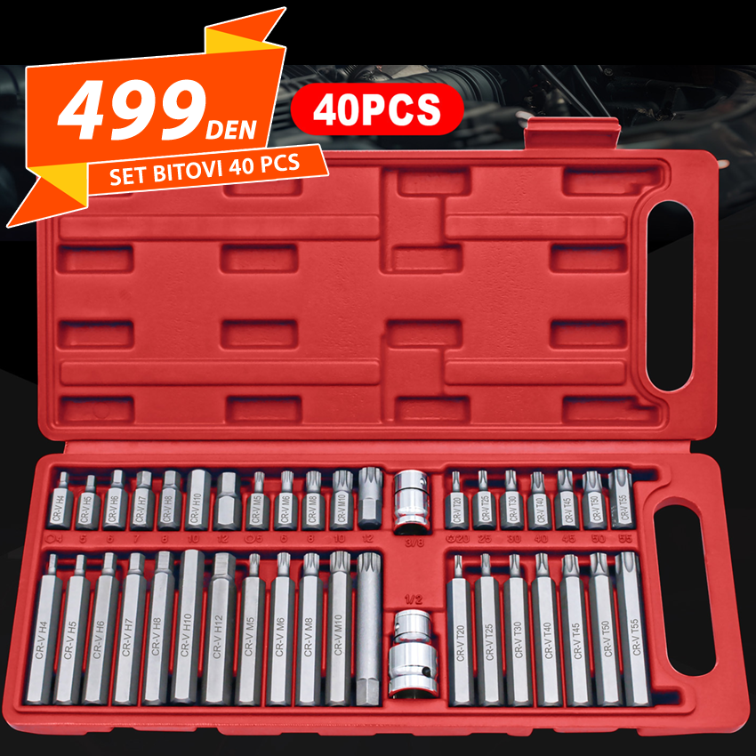 Set Bitovi 40 pcs