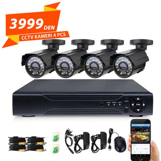 CCTV Kameri 4 Pcs