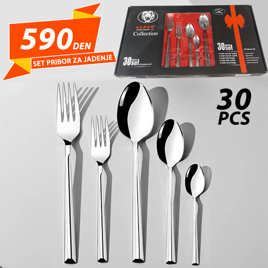 Set Pribor za Jadenje 30 pcs