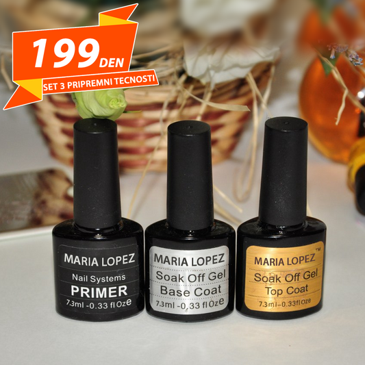 Set 3 Pripremni Tecnosti za Nokti