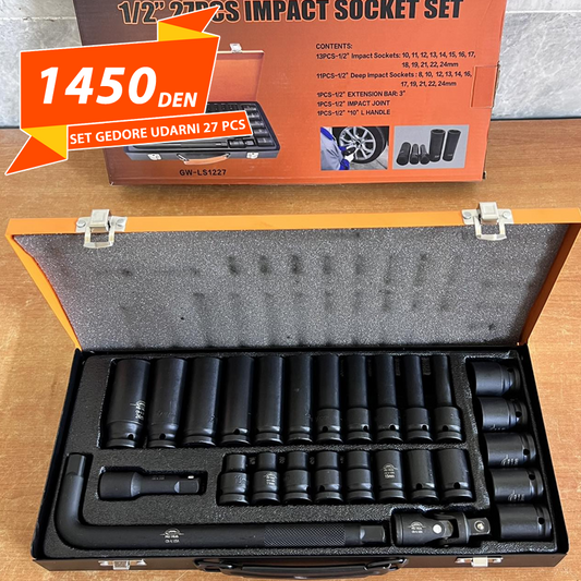 Set Gedore Udarni 1/2" 27pcs