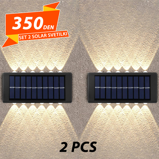 Set 2 Solar Zidni Svetilki