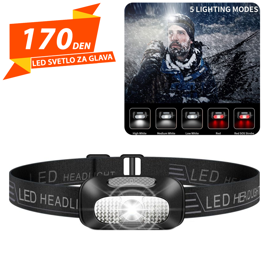 Led Svetlo za na Glava