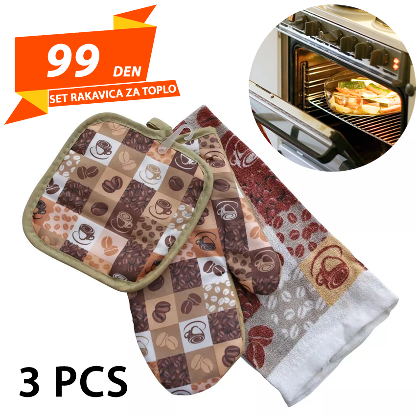 Set Rakavica za Toplo 3 pcs