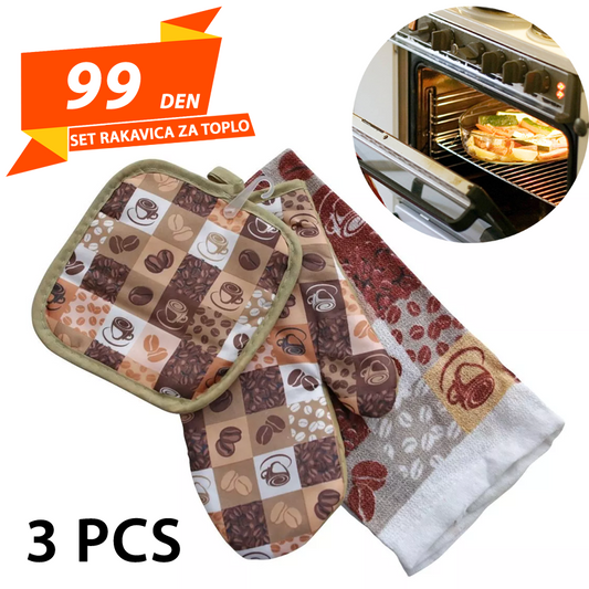 Set Rakavica za Toplo 3 pcs