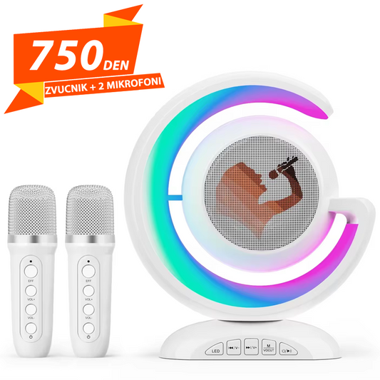 Led Zvucnik + 2 Mikrofoni