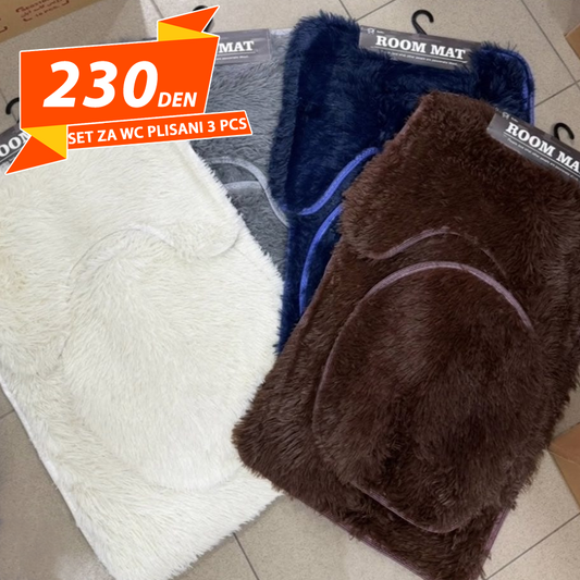 Set za WC Plisani 3pcs