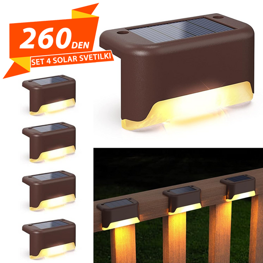 Set 4 Solar Svetilki