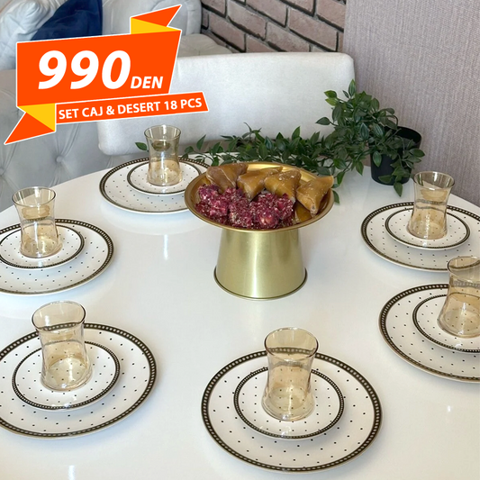 Set za Caj & Desert 18pcs