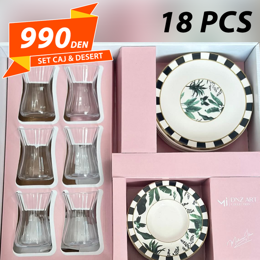Set za Caj & Desert 18pcs