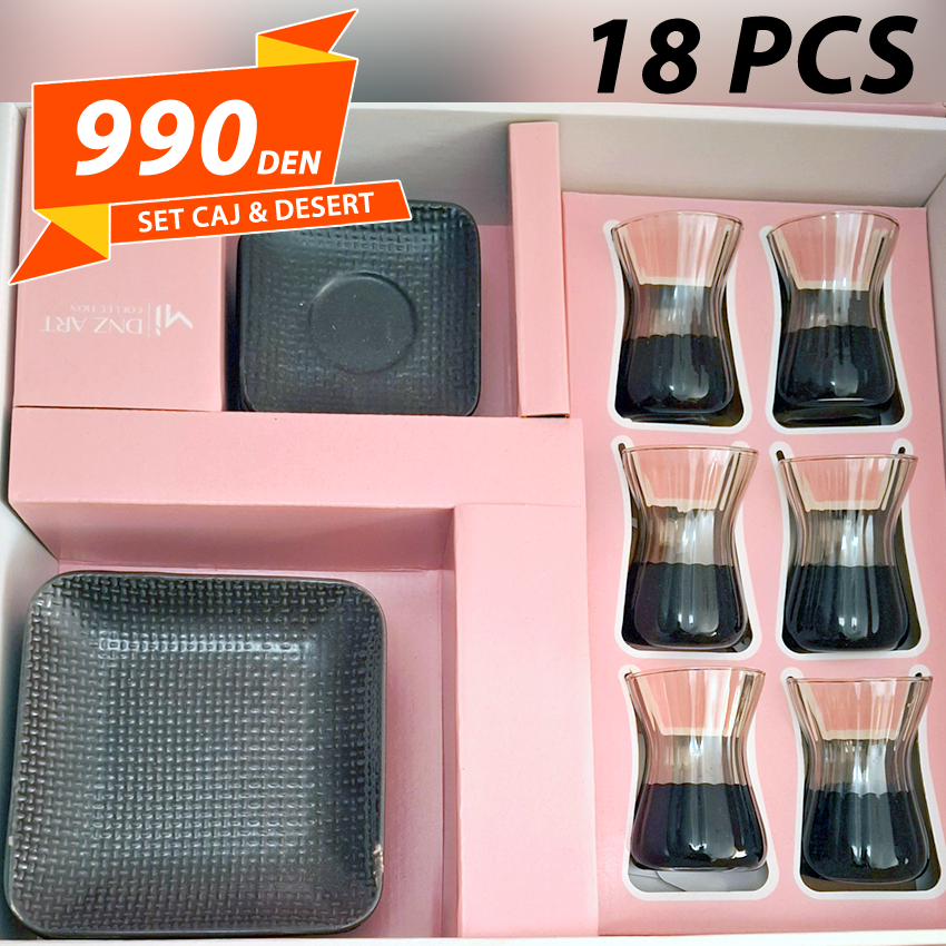 Set za Caj & Desert 18pcs