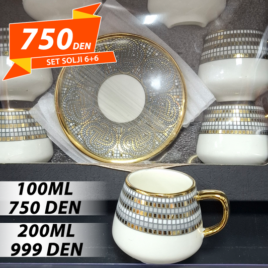 Set Solji za Kafe 6+6