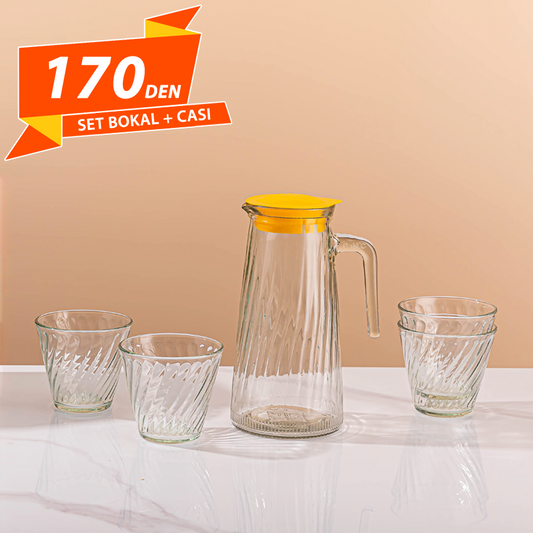 Set Bokal + Casi