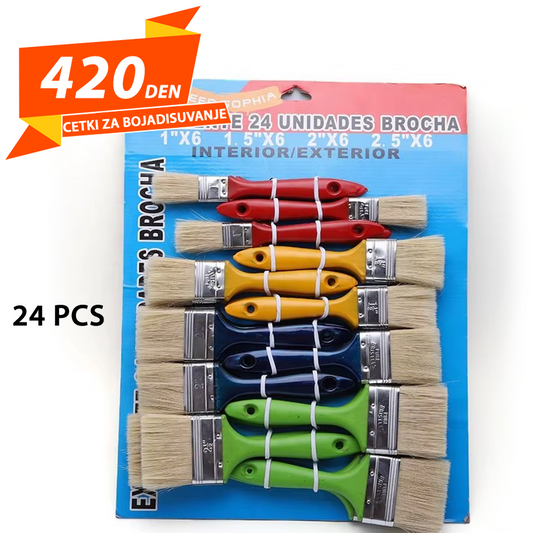 Set Cetki za Bojadisuvanje 24 pcs