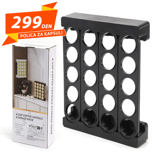 Polica za Kapsuli za Kafe