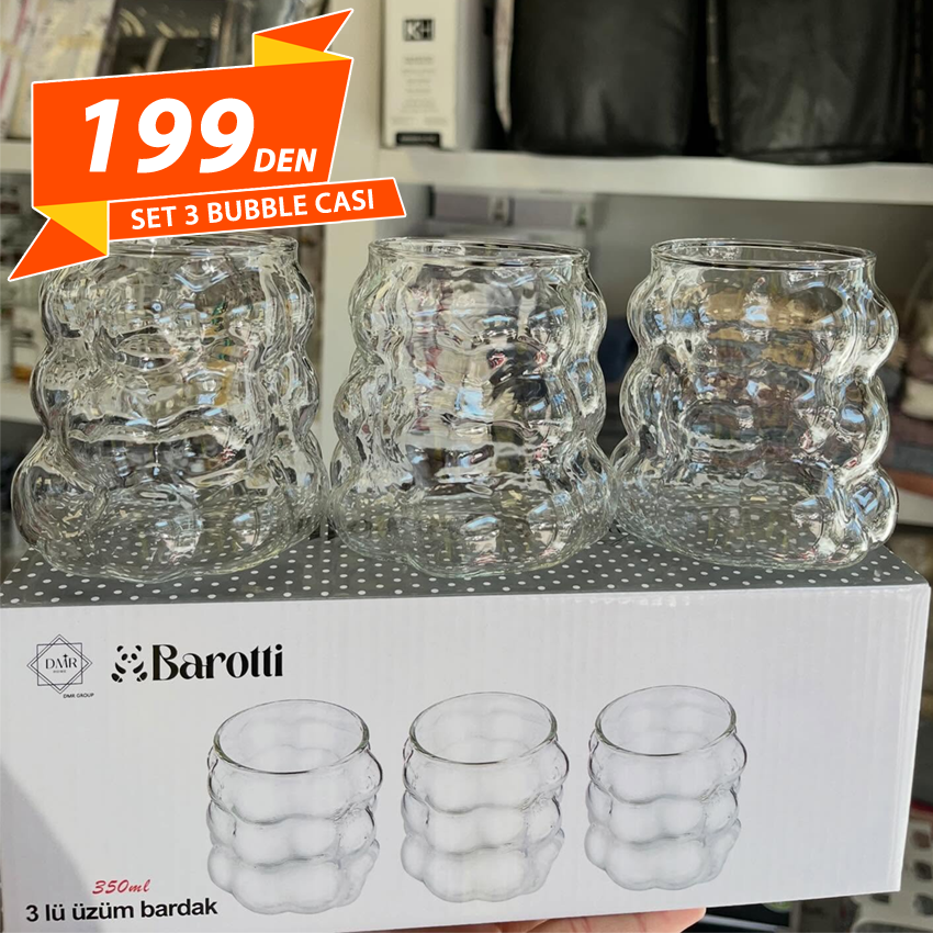 Set 3 Bubble Casi
