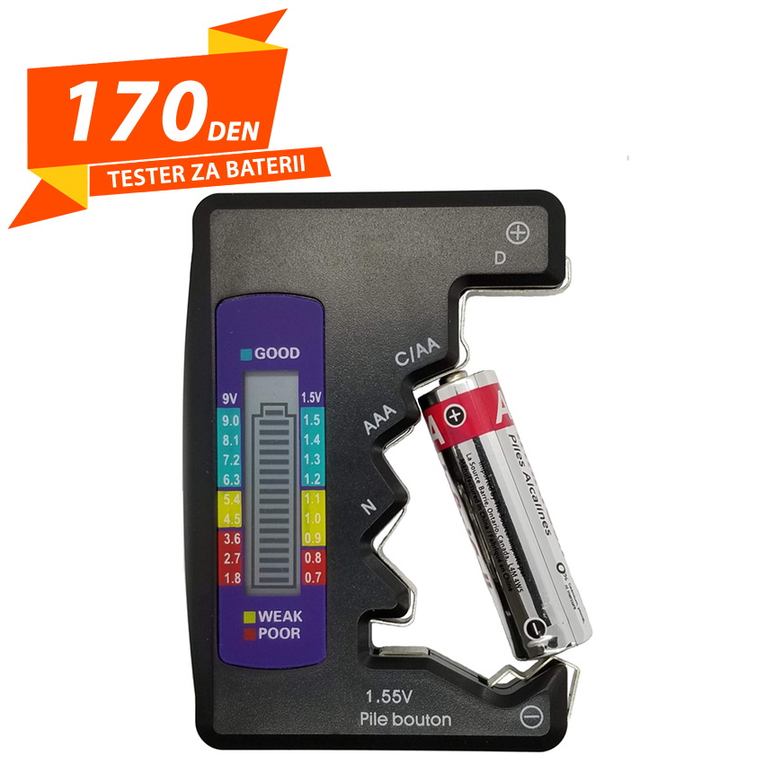 Digitalen Tester za Baterii