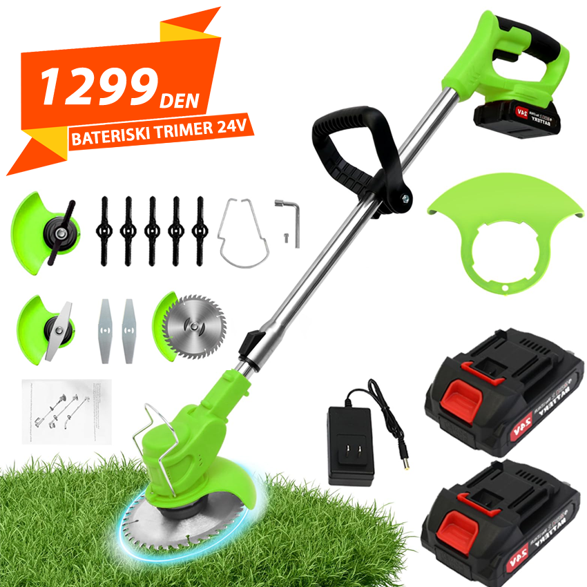 Bateriski Trimer za Treva 24v